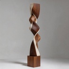 ARBYNART Twisted Harmony Wood Sculpture