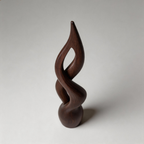 ARBYNART Twisted Flame Wood Sculpture