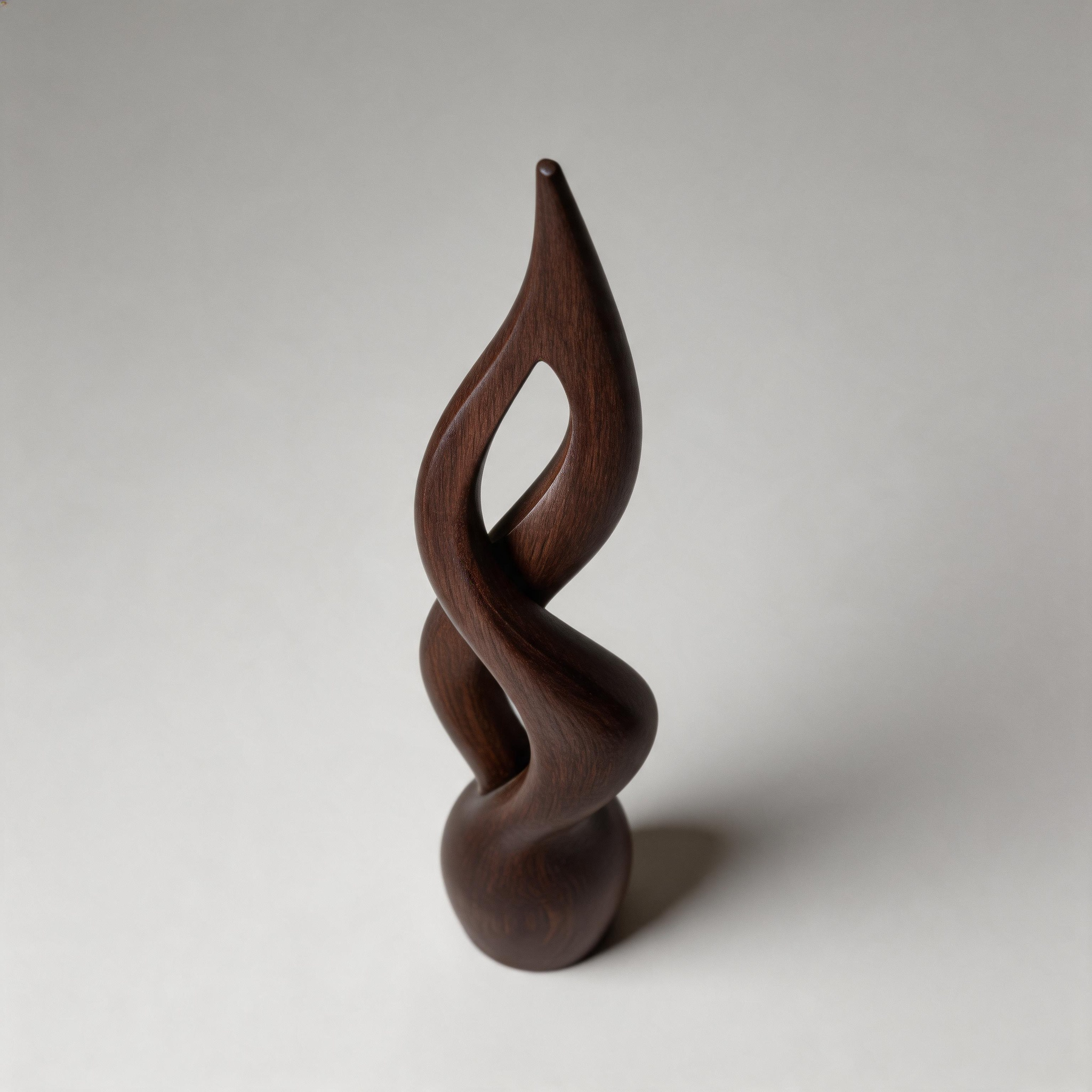 ARBYNART Twisted Flame Wood Sculpture